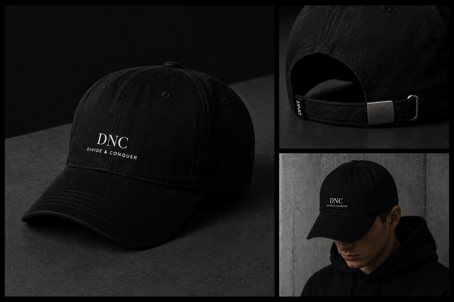 DNC Minimal Cap – Black